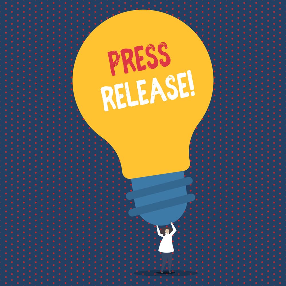 Writing press releases: free press release template for beginners 3 Press release light bulb